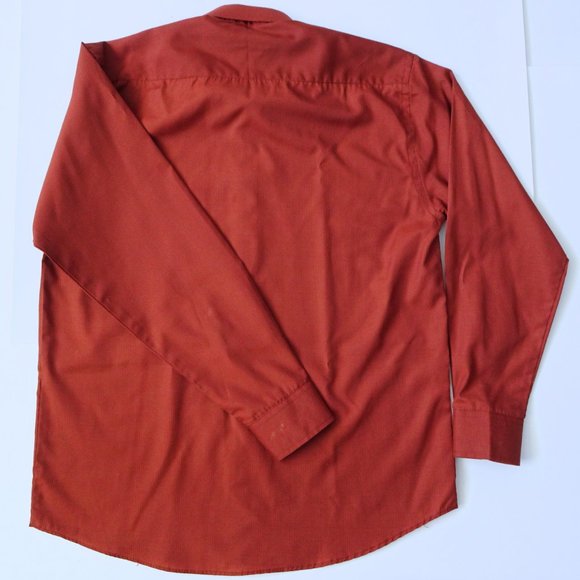 Paul Smith London Burnt Orange Stripe Button Down Shirt - Picture 3 of 6